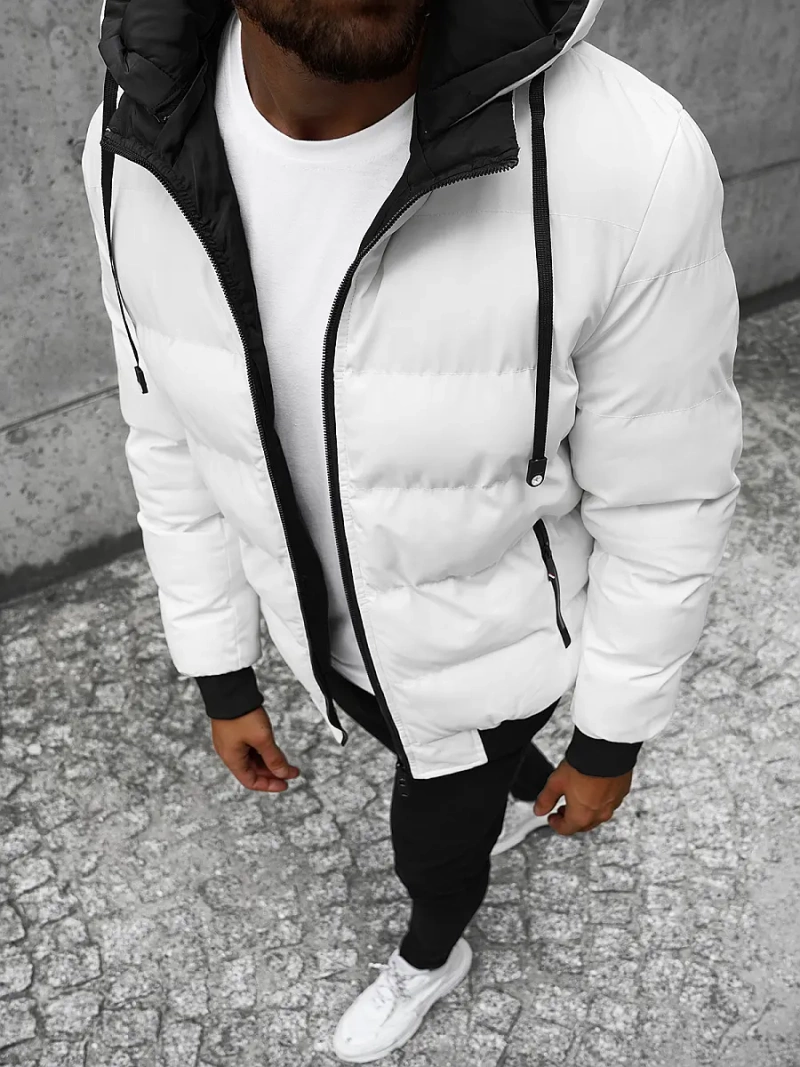 Balta Vyriška Striukė OZONEE JS/M761/281