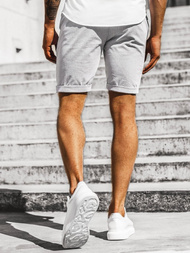 Pilki vyriški chino šortai OZONEE DJ/1007