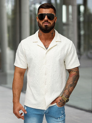 Pieno spalva vyriški marškiniai trumpomis rankovėmis OZONEE O/B2256