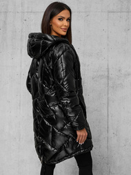 Juoda moteriška striukė OZONEE JS/5M3189/392Z