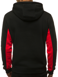 Raudonas vyriškas džemperis OZONEE JS/KS2115