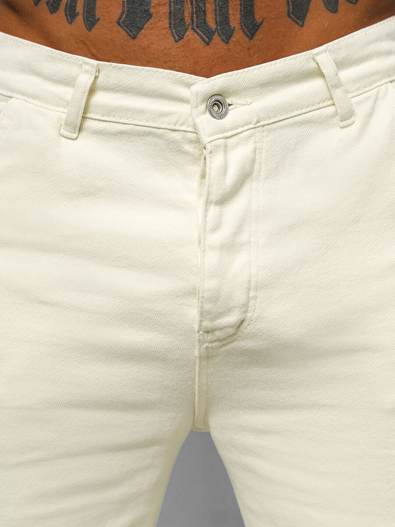 Ecru Vyriškos Kelnės OZONEE DO/4001