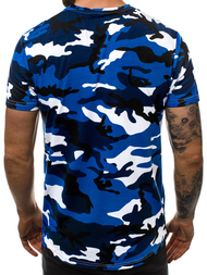 Tamsiai mėlyni vyriški marškinėliai OZONEE JS/S807