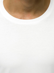 Balti vyriški marškinėliai ilgomis rankovėmis OZONEE JS/CX01