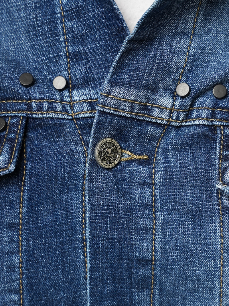 Mėlyna vyriška džinso striukė OZONEE NB/MJ504B