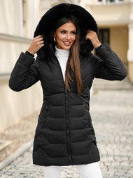 Juoda moteriška striukė OZONEE JS/16M9121/392Z