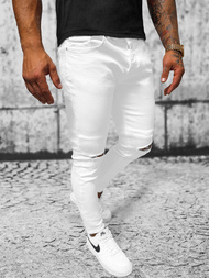 Balti vyriški džinsai OZONEE E/5391/01