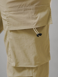 Smėlio spalvos moteriškos kelnės OZONEE O/TT00375/1