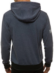 Granatinis vyriškas džemperis su gobtuvu OZONEE JS/DD20131