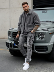 Grafitiniai vyriški džinsai OZONEE O/E10017Z