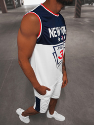 Baltas vyriškas komplektas OZONEE JS/68C10169Z