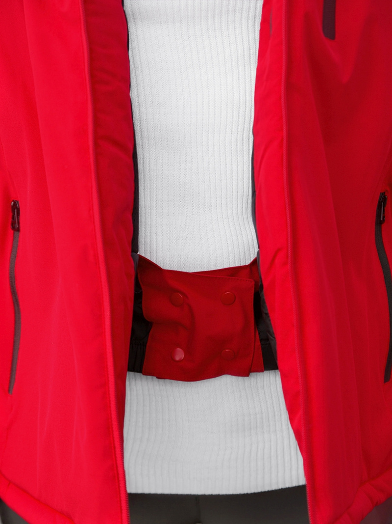 Žieminė raudona vyriška striukė OZONEE JS/HH011/5Z