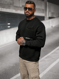 Juodas džemperis OZONEE O/SWE23022