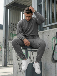 Grafitinis vyriškas sportinis kostiumas OZONEE JS/68C10380/5Z