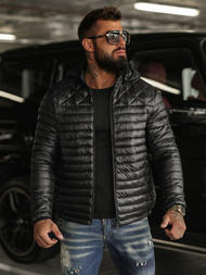 Juodi vyriška striukė OZONEE JS/16M9328/392BZ