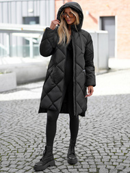 Juoda moteriška striukė OZONEE JS/5M3168/392Z