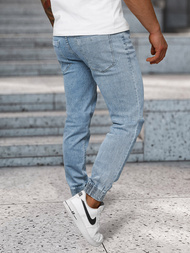 Šviesiai-mėlyni vvyriškos jogger kelnės OZONEE NB/MP0272BC