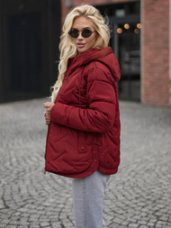 Burgundija moteriška striukė OZONEE JS/16M9300/06Z