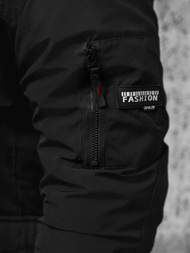 Juodi vyriška žieminė striukė OZONEE JS/5M718/392