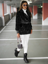 Juoda moteriška striukė OZONEE JS/11Z8075Z