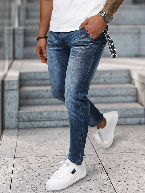 Tamsiai-mėlyni vyriški džinsai OZONEE NB/MP0091BS