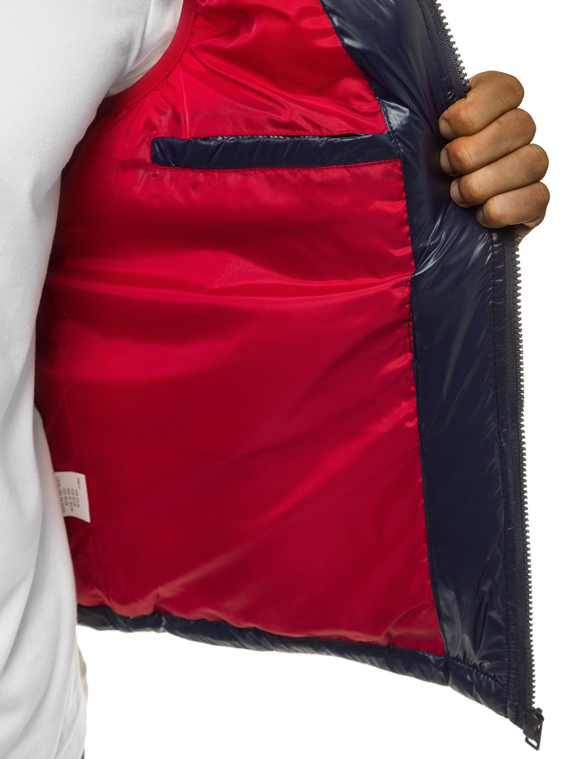 Granatinė vyriška liemenė OZONEE N/6105