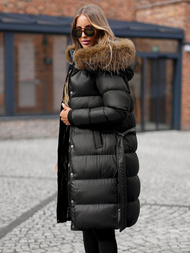 Juoda moteriška striukė OZONEE JS/5M3298/392Z