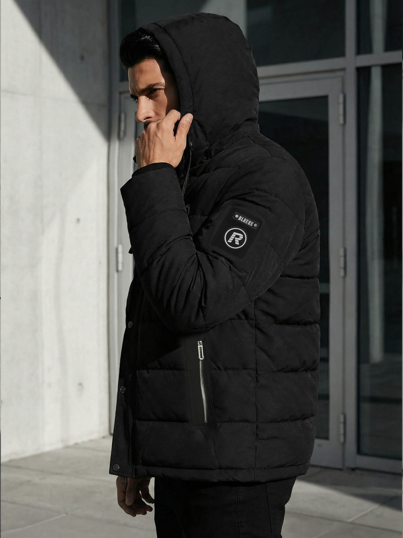 Juoda vyriška striukė OZONEE JS/31M5077/392