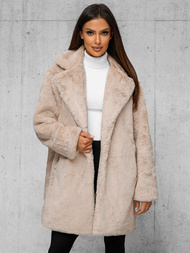 Smėlinis moteriška striukė OZONEE JS/11Z8168Z