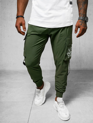 Rusvai žalsvos Vyriškos Chino Kelnės OZONEE O/PS5516