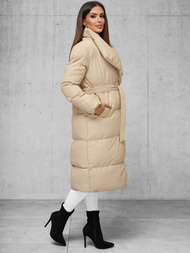 Smėlinė moteriška striukė OZONEE JS/M737/62Z