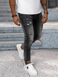 Juodai vyriški džinsai OZONEE NB/MP0169G