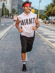 Baltii vyriški marškinėliai su gobtuvu OZONEE B/60042Z