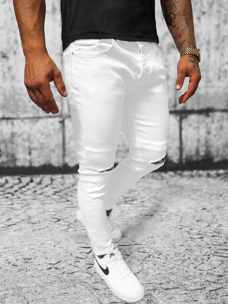 Balti vyriški džinsai OZONEE E/5391/01