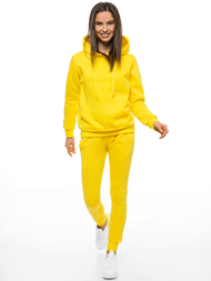 Geltonos moteriškos sportinės kelnės OZONEE JS/CK01