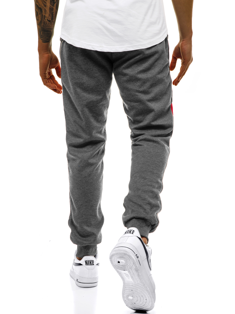 Grafitinės vyriškos sportinės kelnės OZONEE JS/JZ11019