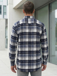 Granatinė vyriški marškiniai OZONEE V/V175Z