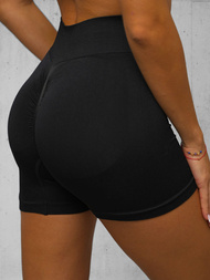 Trumpos moteriškos tamprės juodos OZONEE O/ZL-051