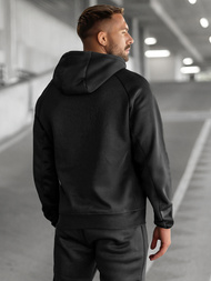 Juodas vyriškas sportinis kostiumas OZONEE JS/8C1967/3