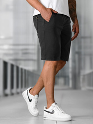 Juodi vyriški chino šortai OZONEE NB/MP0266NZ