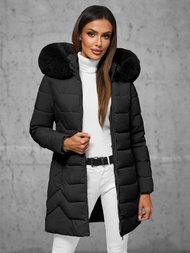 Juoda moteriška striukė OZONEE JS/16M9121/392