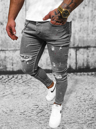 Grafitiniai vyriški džinsai OZONEE O/MB459