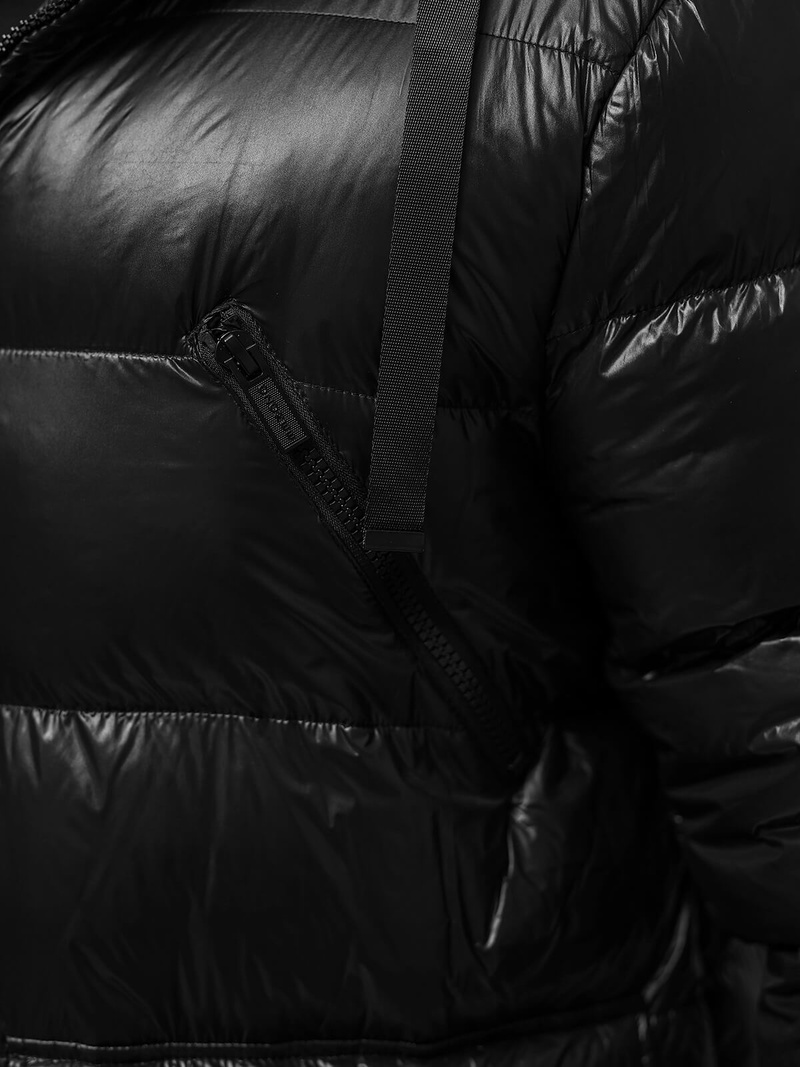 Juodas vyriška žieminė striukė OZONEE O/M3205Z