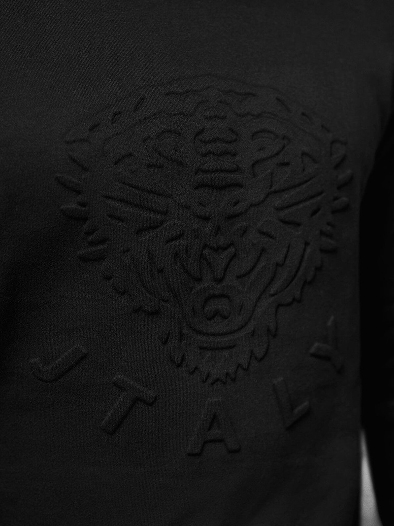 Juodas vyriškas džemperis OZONEE NB/MF2010