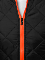 Pereinamojo laikotarpio juoda vyriška striukė CZARNA OZONEE JS/TY17Z