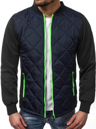 Pereinamojo laikotarpio tamsiai mėlyna vyriška striukė OZONEE JS/TY17Z