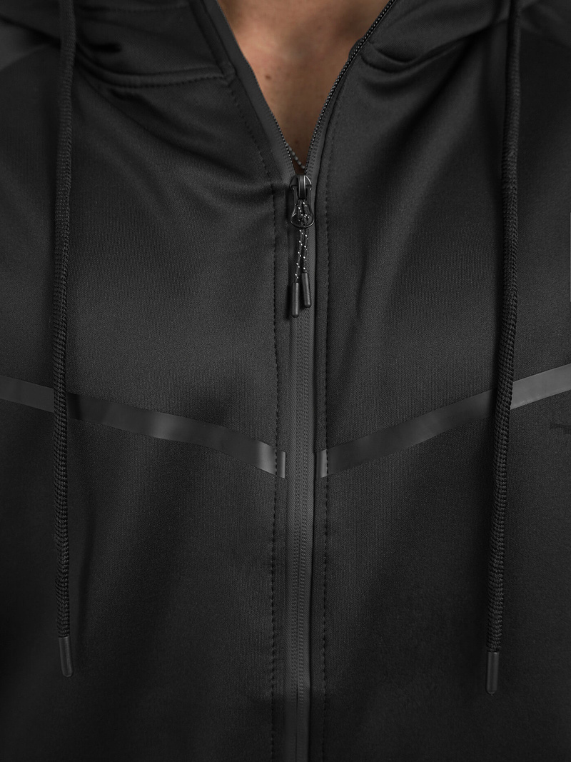 Juodas vyriškas sportinis kostiumas OZONEE JS/8C1966/3