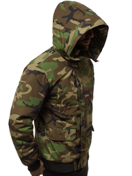 Kamufliažiniai-Žalia vyriška striukė OZONEE JS/2019005