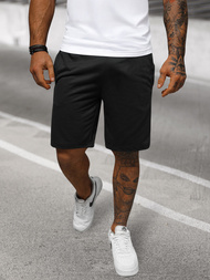 Juodi vyriški sportiniai šortai OZONEE JS/8K100/3Z