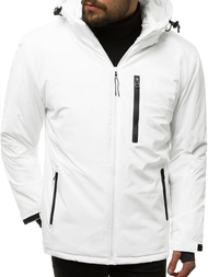 Žieminė Balta vyriška striukė OZONEE JS/HH011/45